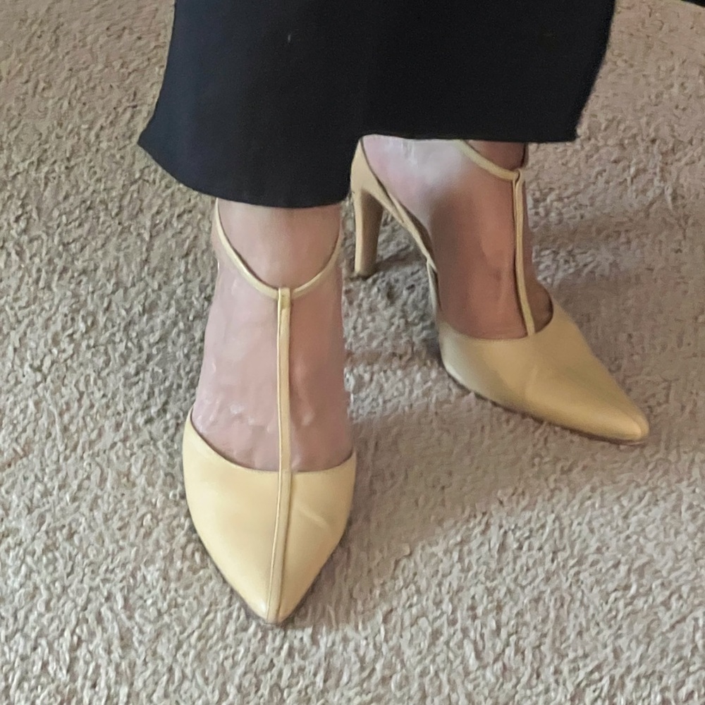 Elegant Cream Women's Heels